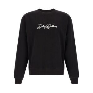 Dolce & Gabbana Men Logo Embroidery Sweatshirt